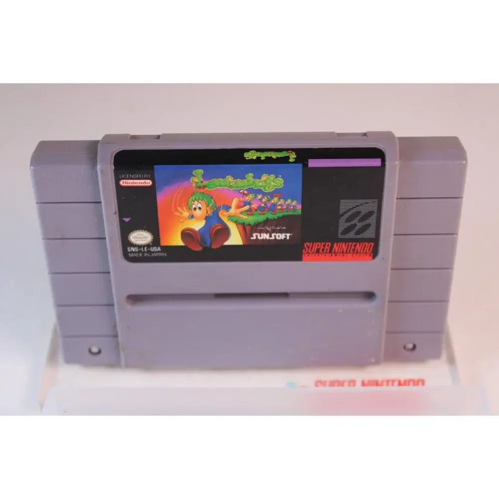 Lemmings (Super Nintendo Entertainment System, 1992) Game Only, Tested/Works